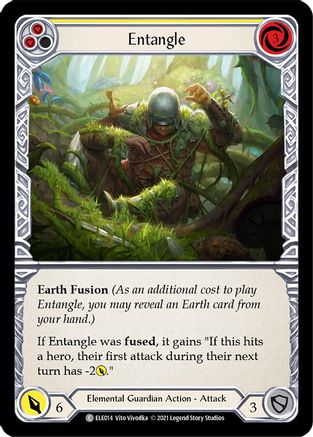 Entangle (Yellow) (ELE014) (Unlimited Edition) Rainbow Foil - Tales of Aria