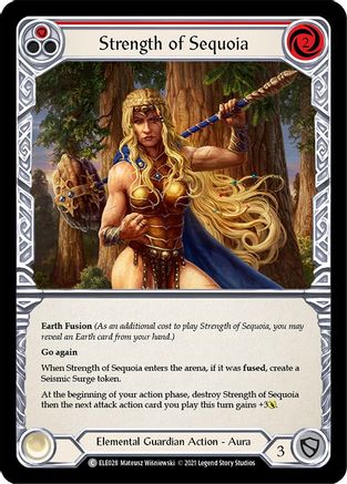 Strength of Sequoia (Red) (ELE028) (Unlimited Edition) - Tales of Aria