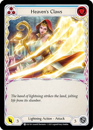 Heaven's Claws (Blue) (ELE194) (1st Edition) - Tales of Aria