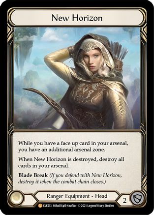 New Horizon (ELE213) (Unlimited Edition) Rainbow Foil - Tales of Aria