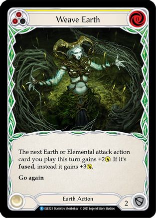 Weave Earth (Yellow) (ELE123) (1st Edition) - Tales of Aria
