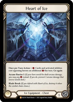Heart of Ice (ELE144) (Unlimited Edition) Rainbow Foil - Tales of Aria