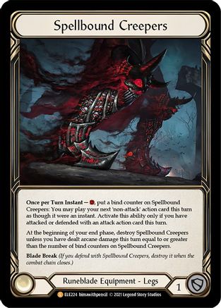 Spellbound Creepers (ELE224) (1st Edition) Cold Foil - Tales of Aria