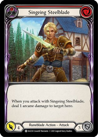 Singeing Steelblade (Red) (ELE230) (Unlimited Edition) - Tales of Aria