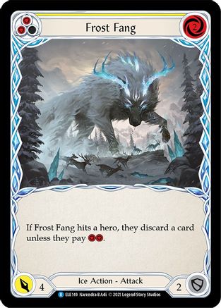 Frost Fang (Yellow) (ELE149) (Unlimited Edition) - Tales of Aria