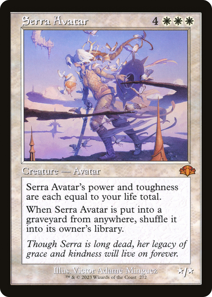 Serra Avatar (Retro) (272) Foil - Dominaria Remastered