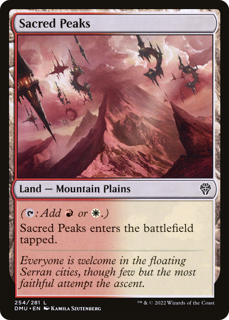 Sacred Peaks (254) Foil - Dominaria United