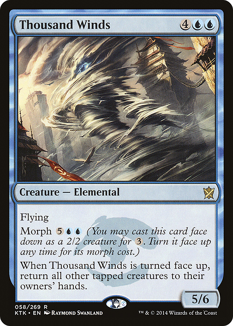 Thousand Winds (058) Foil - Khans of Tarkir