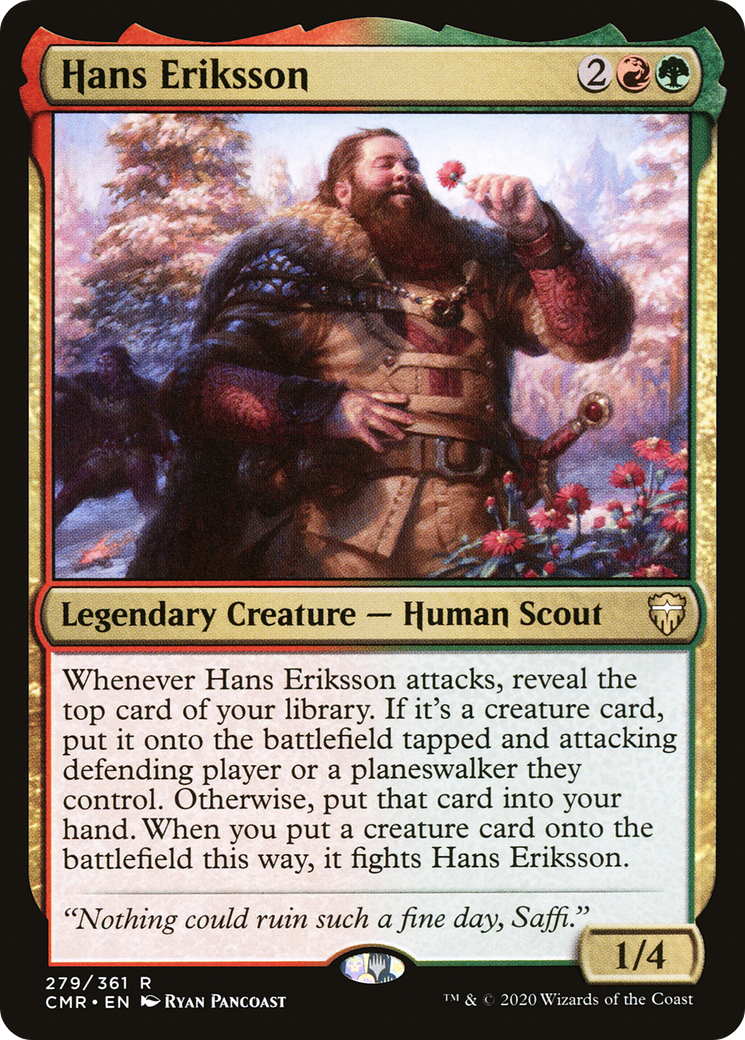 Hans Eriksson (279) Foil - Commander Legends