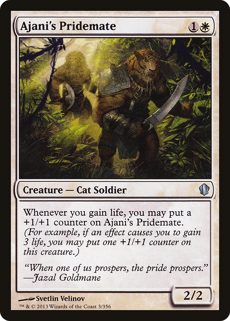 Ajani's Pridemate (003) - Commander 2013