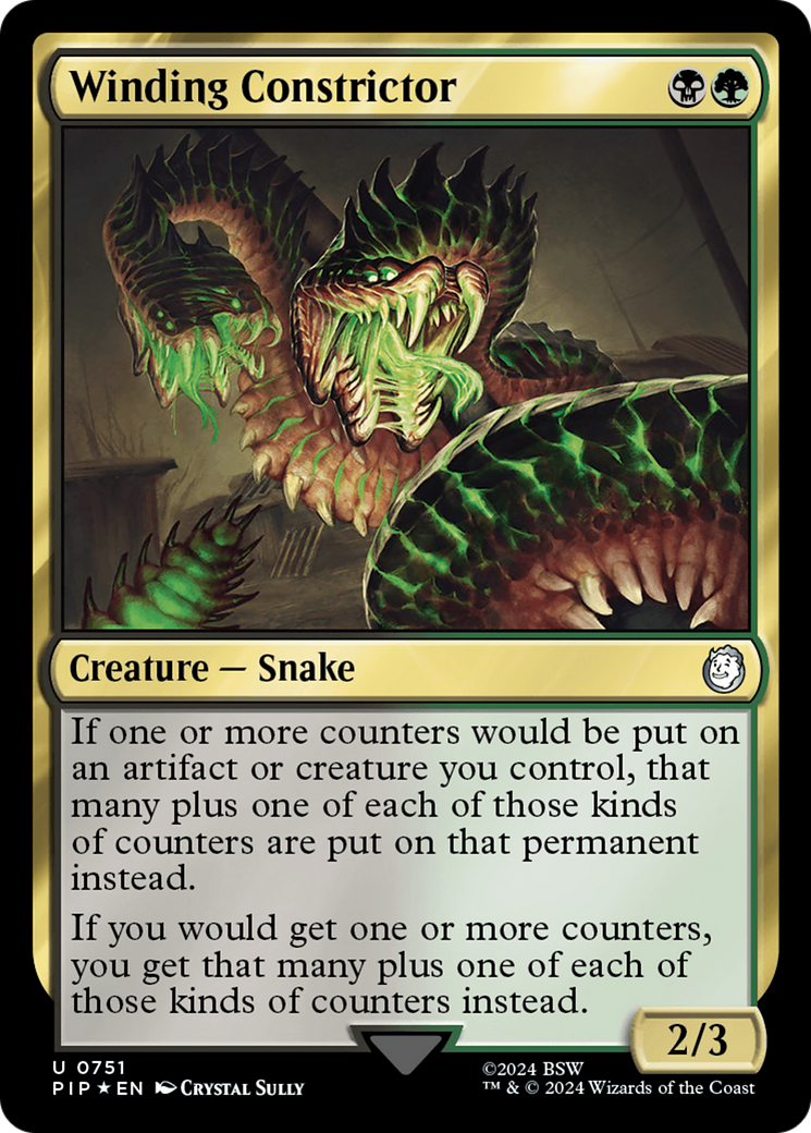 Winding Constrictor (Surge Foil) (751) Foil - Fallout