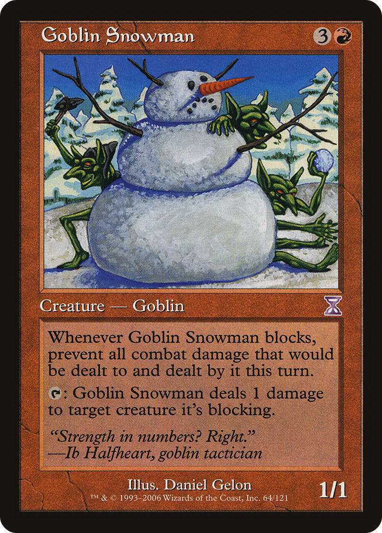 Goblin Snowman (Retro) (064) Foil - Time Spiral Timeshifted