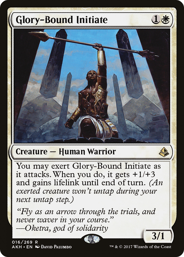 Glory-Bound Initiate (016) Foil - Amonkhet