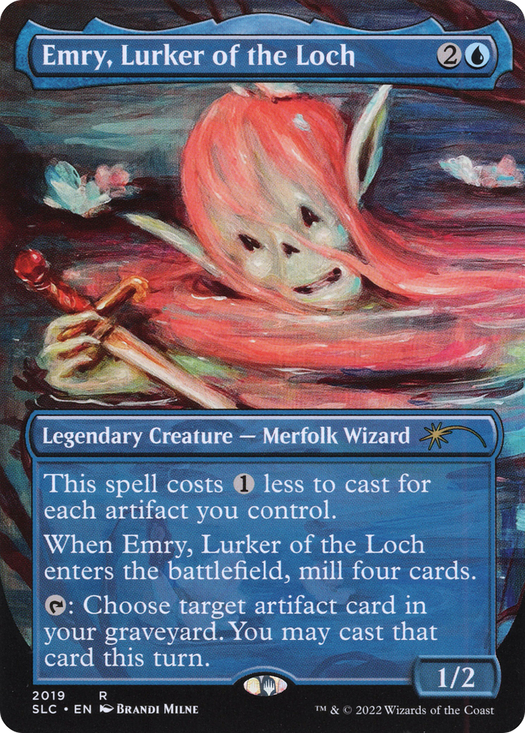 Emry, Lurker of the Loch (2019) Foil - Secret Lair Countdown Kit