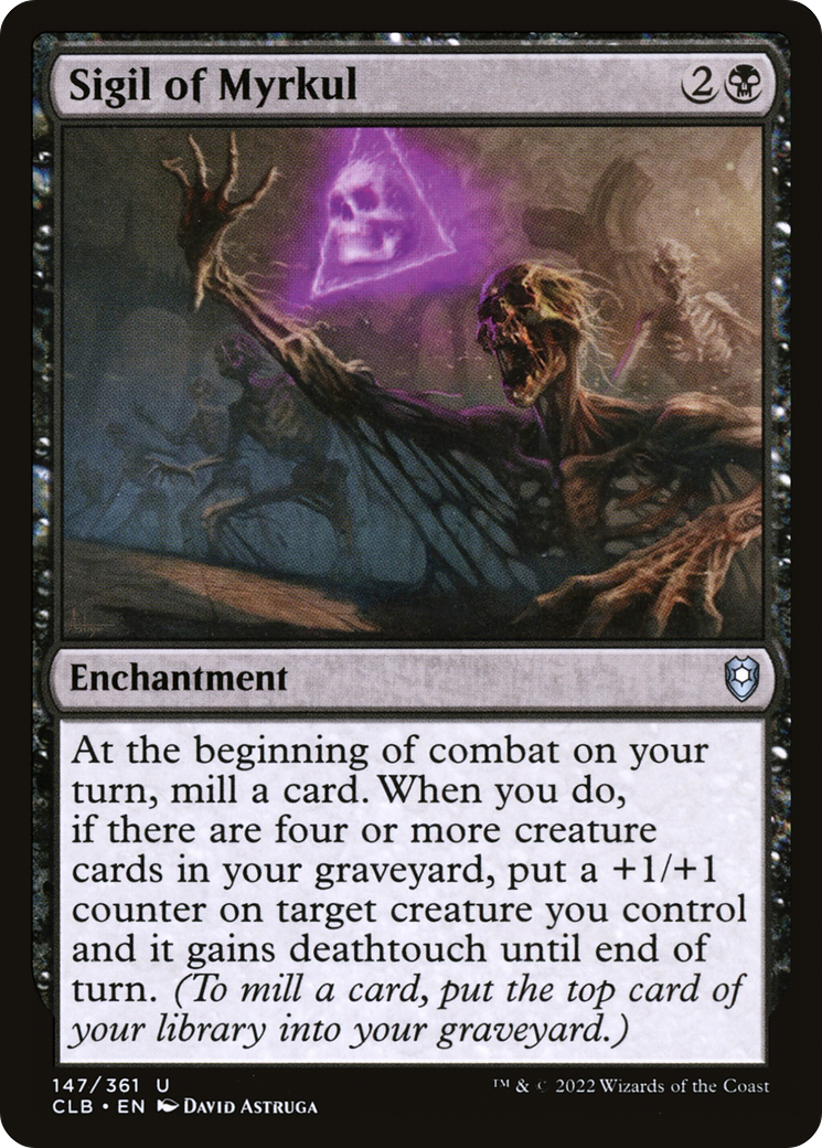 Sigil of Myrkul (147) Foil - Commander Legends: Battle for Baldur's Gate