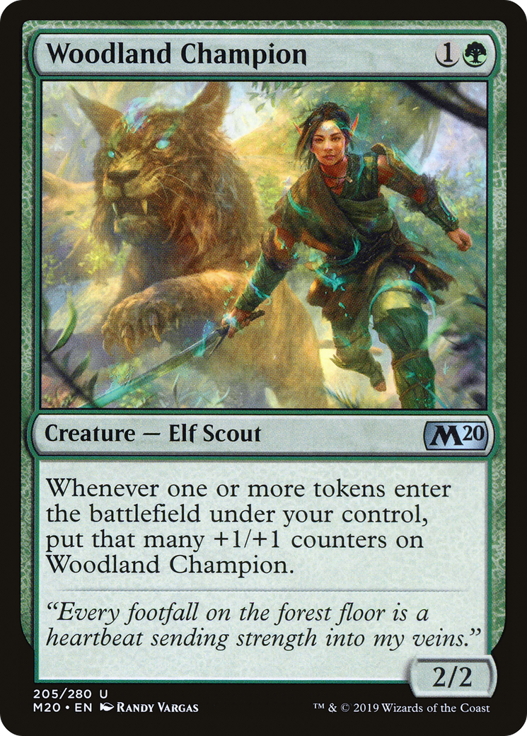 Woodland Champion (205) - Core Set 2020