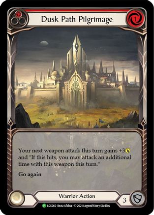 Dusk Path Pilgrimage (Red) (LGS060) Rainbow Foil - FaB Promos