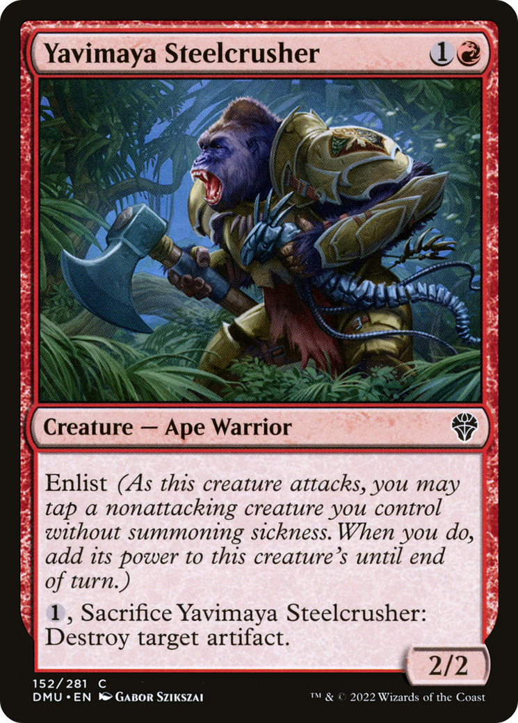 Yavimaya Steelcrusher (152) Foil - Dominaria United