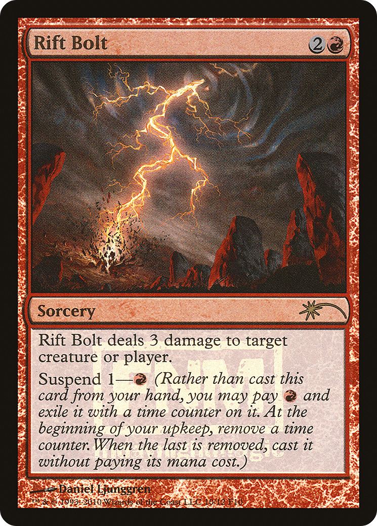 Rift Bolt (010) Foil - Friday Night Magic 2010