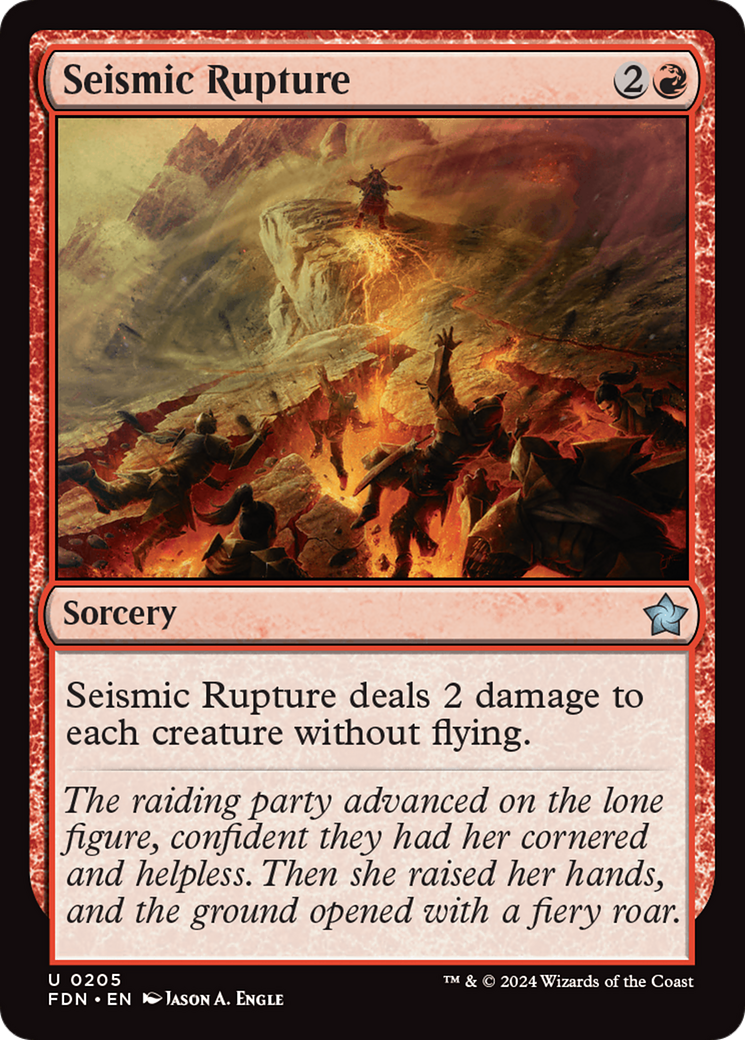 Seismic Rupture (205) Foil - Foundations
