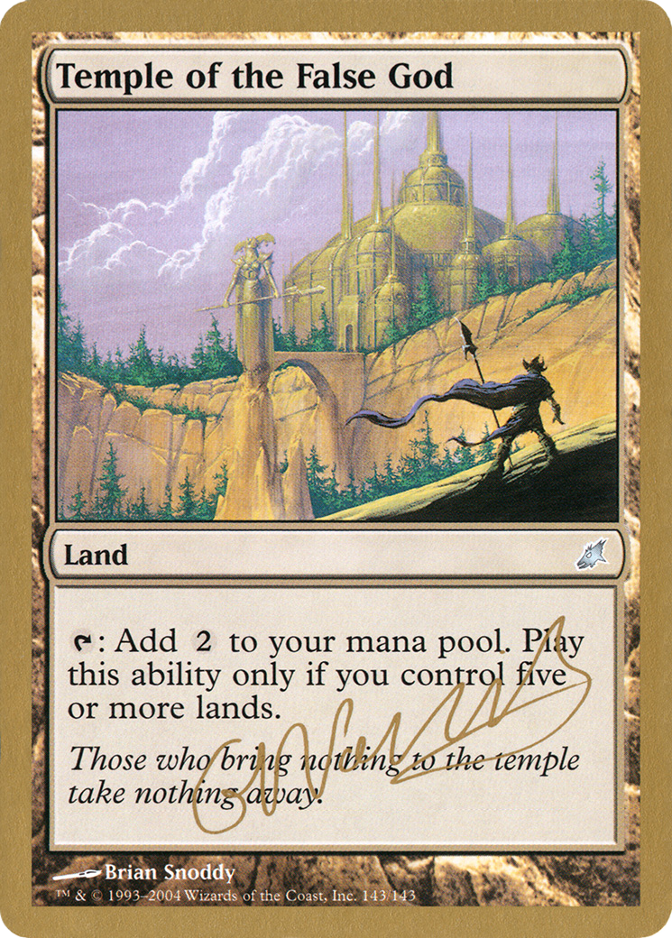Temple of the False God - 2004 Gabriel Nassif (SCG) - World Championship Decks 2004