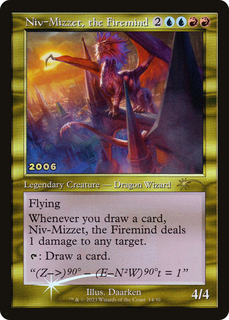 Niv-Mizzet, the Firemind (Retro) (014) Foil - 30th Anniversary Play Promos