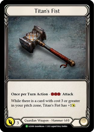 Titan's Fist (LGS066) Cold Foil - FaB Promos