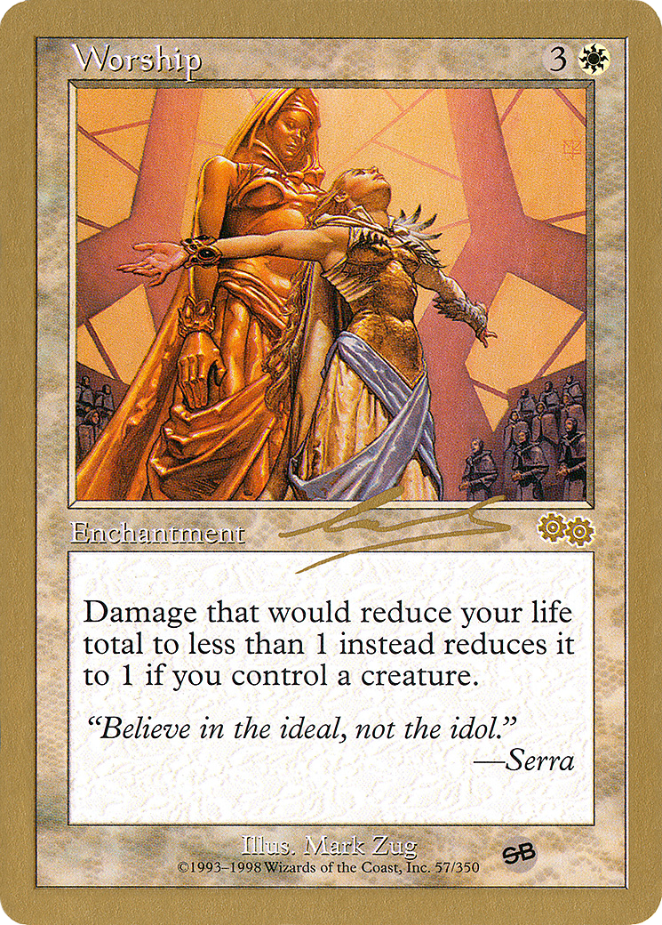 Worship - 2000 Nicolas Labarre (USG) (SB) (Retro) - World Championship Decks 2000