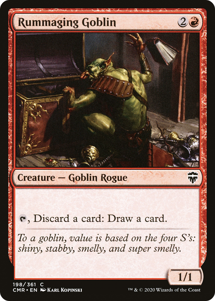 Rummaging Goblin (198) Foil - Commander Legends