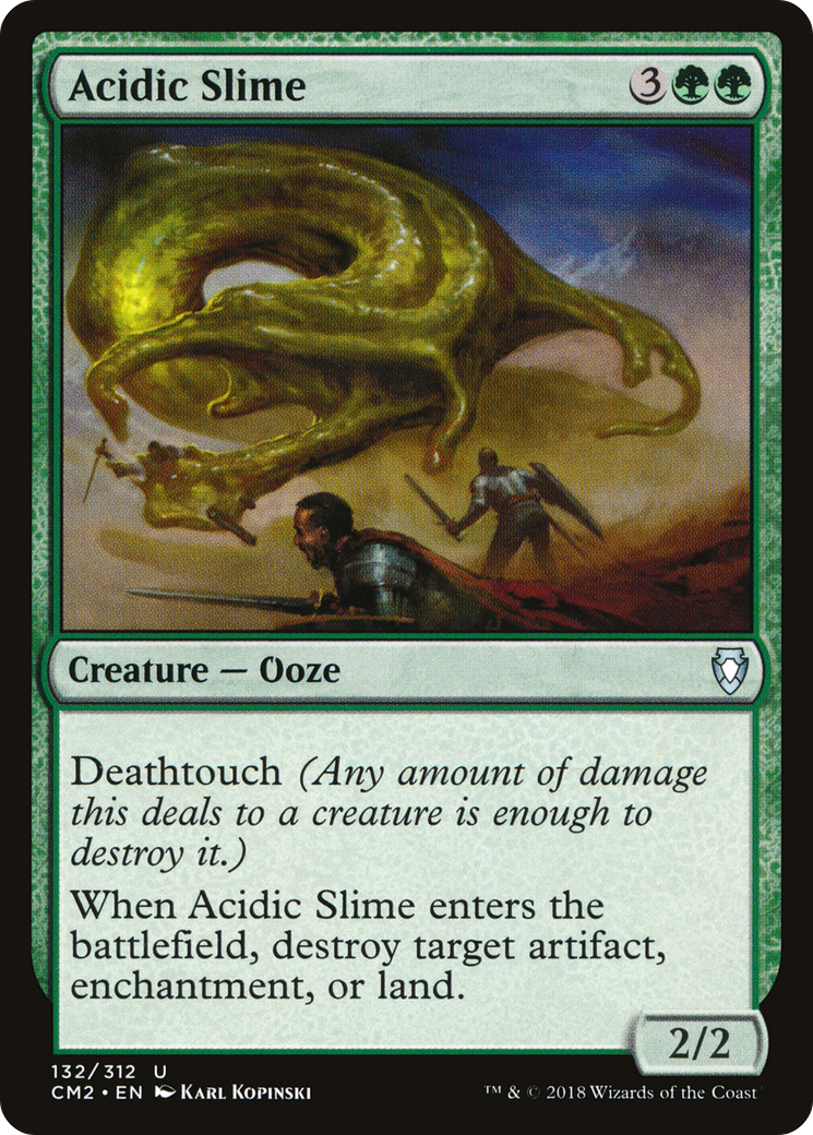 Acidic Slime (132) - Commander Anthology Volume II
