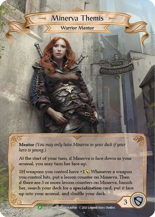 Minerva Themis (FAB044) Rainbow Foil - FaB Promos