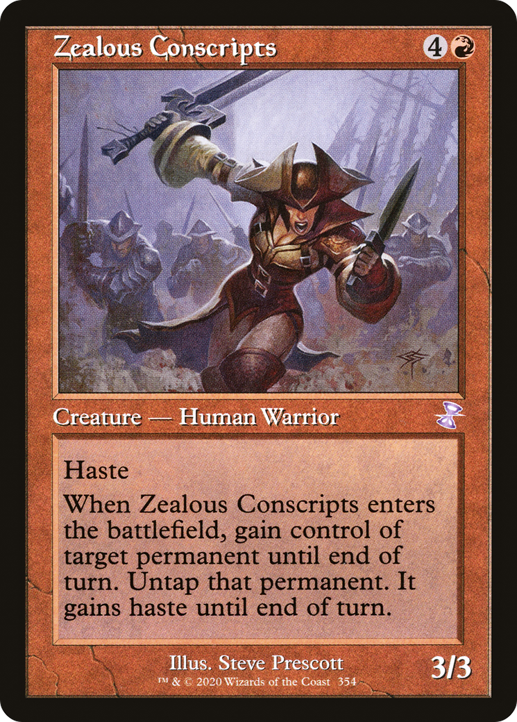 Zealous Conscripts (Retro) (354) - Time Spiral Remastered