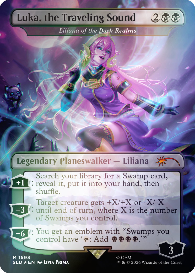 Luka, the Traveling Sound – Liliana of the Dark Realms (1593) Foil - Secret Lair Drop Series