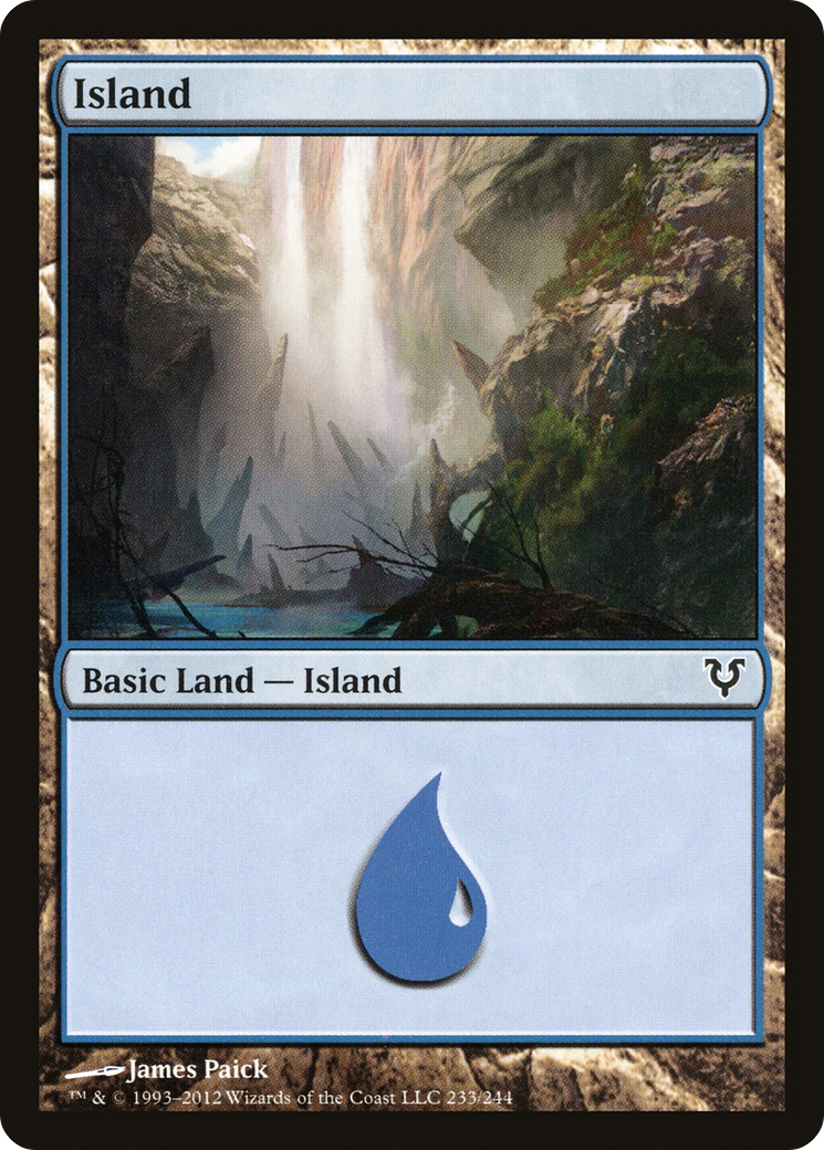 Island (233) - Avacyn Restored