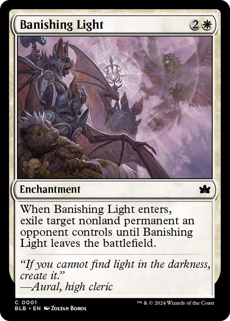Banishing Light (001) Foil - Bloomburrow