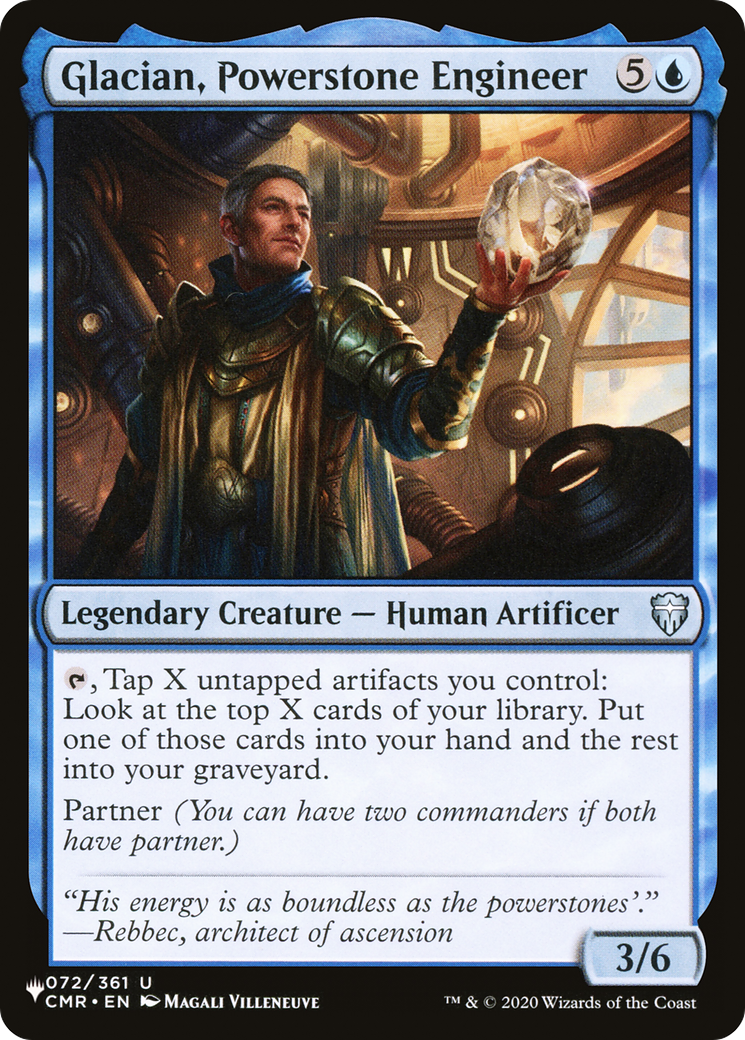 Glacian, Powerstone Engineer (CMR-72) - The List
