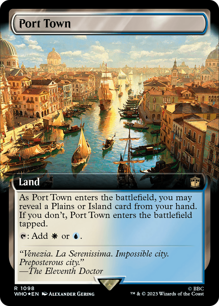 Port Town (Extended Art) (1098) Foil - Doctor Who