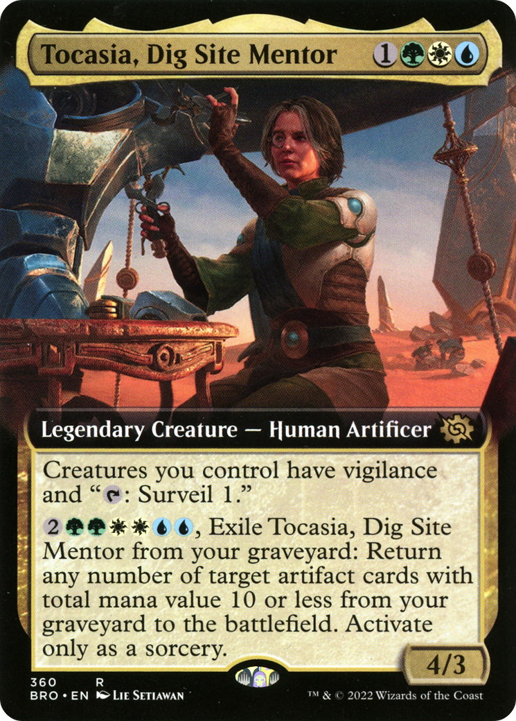 Tocasia, Dig Site Mentor (Extended Art) (360) - The Brothers' War