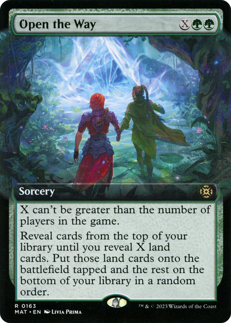 Open the Way (Extended Art) (163) Foil - March of the Machine: The Aftermath