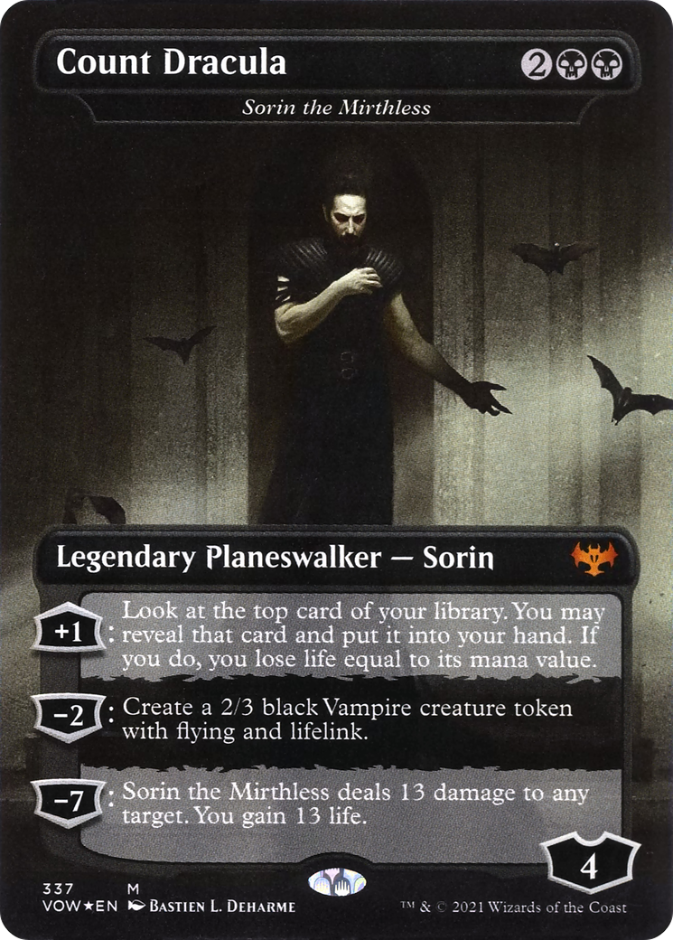 Count Dracula – Sorin the Mirthless (337) Foil - Innistrad: Crimson Vow