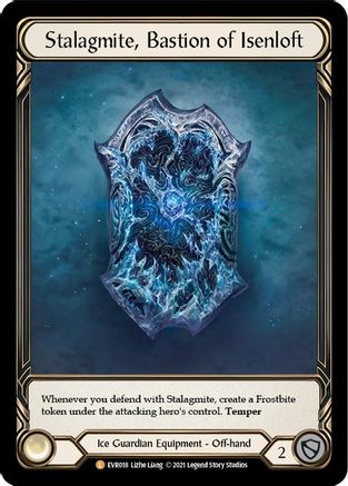 Stalagmite, Bastion of Isenloft (EVR018) (1st Edition) Cold Foil - Everfest