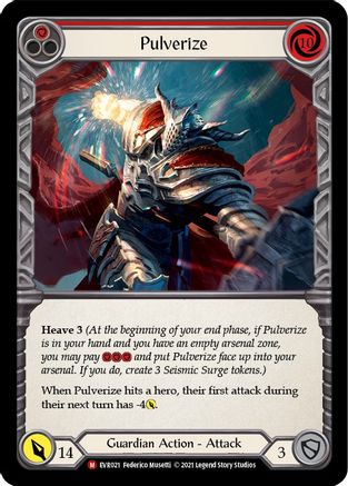 Pulverize (EVR021) (1st Edition) Rainbow Foil - Everfest