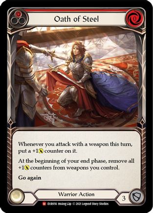 Oath of Steel (EVR056) (1st Edition) Rainbow Foil - Everfest