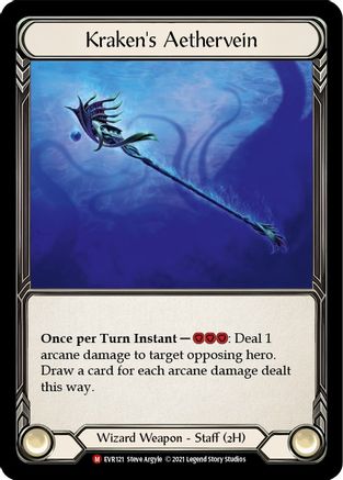 Kraken's Aethervein (EVR121) (1st Edition) Cold Foil - Everfest