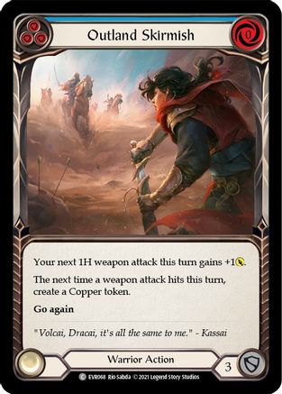 Outland Skirmish (Blue) (EVR068) (1st Edition) - Everfest