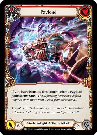 Payload (Red) (EVR076) (1st Edition) Rainbow Foil - Everfest