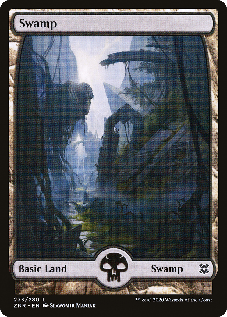Swamp – Full Art (273) Foil - Zendikar Rising