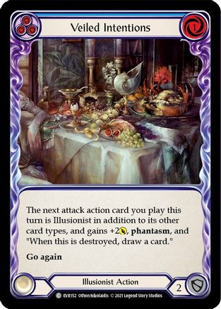 Veiled Intentions (Blue) (EVR152) (1st Edition) - Everfest
