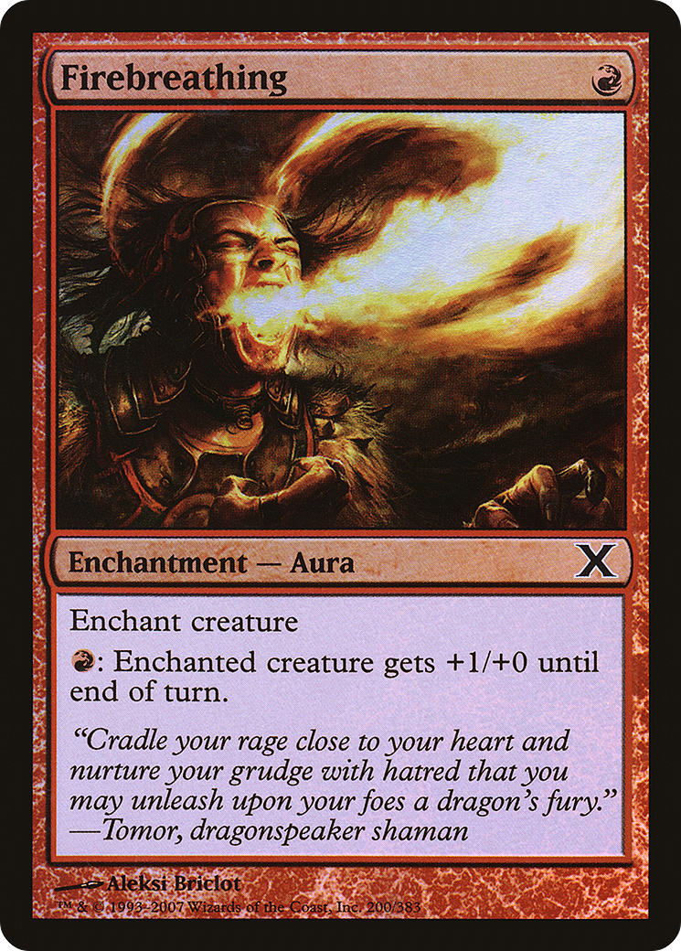 Firebreathing (200) Foil - Tenth Edition