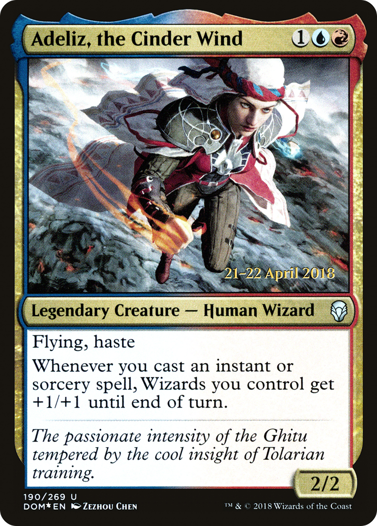 Adeliz, the Cinder Wind (190) Foil - Dominaria Promos